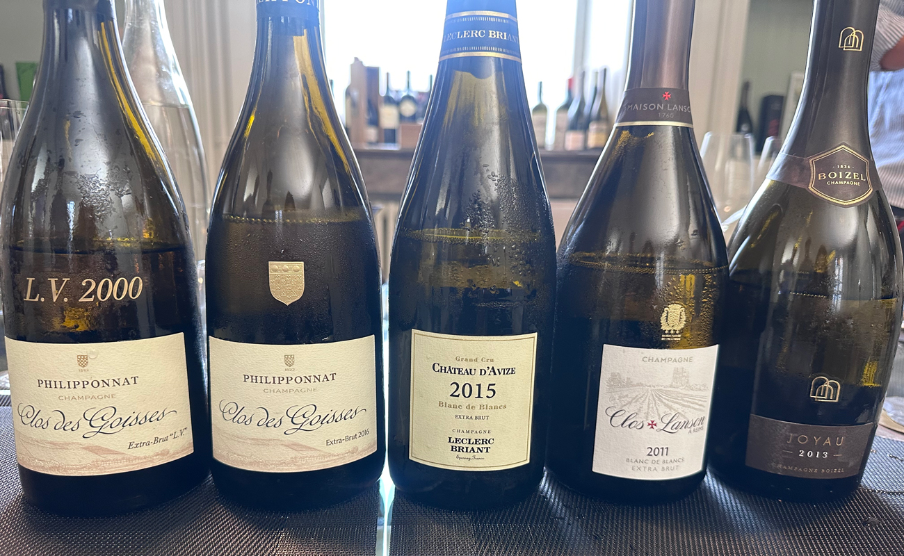 Some of the Champagne releases on the Place de Bordeaux in September 2025