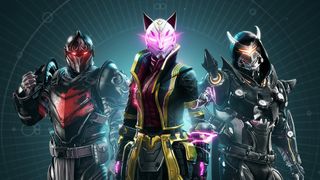 Three Guardians pose in Fortnite clobber