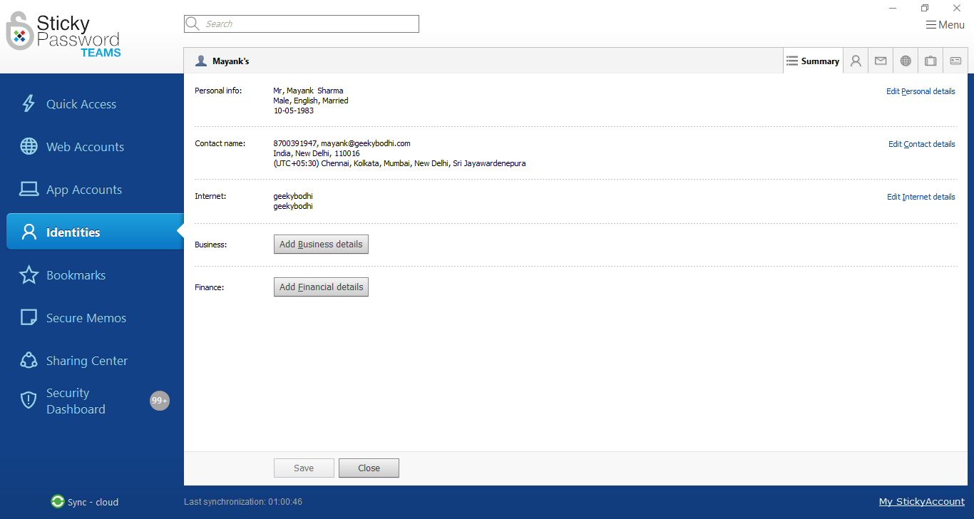 Sticky Password business plan review