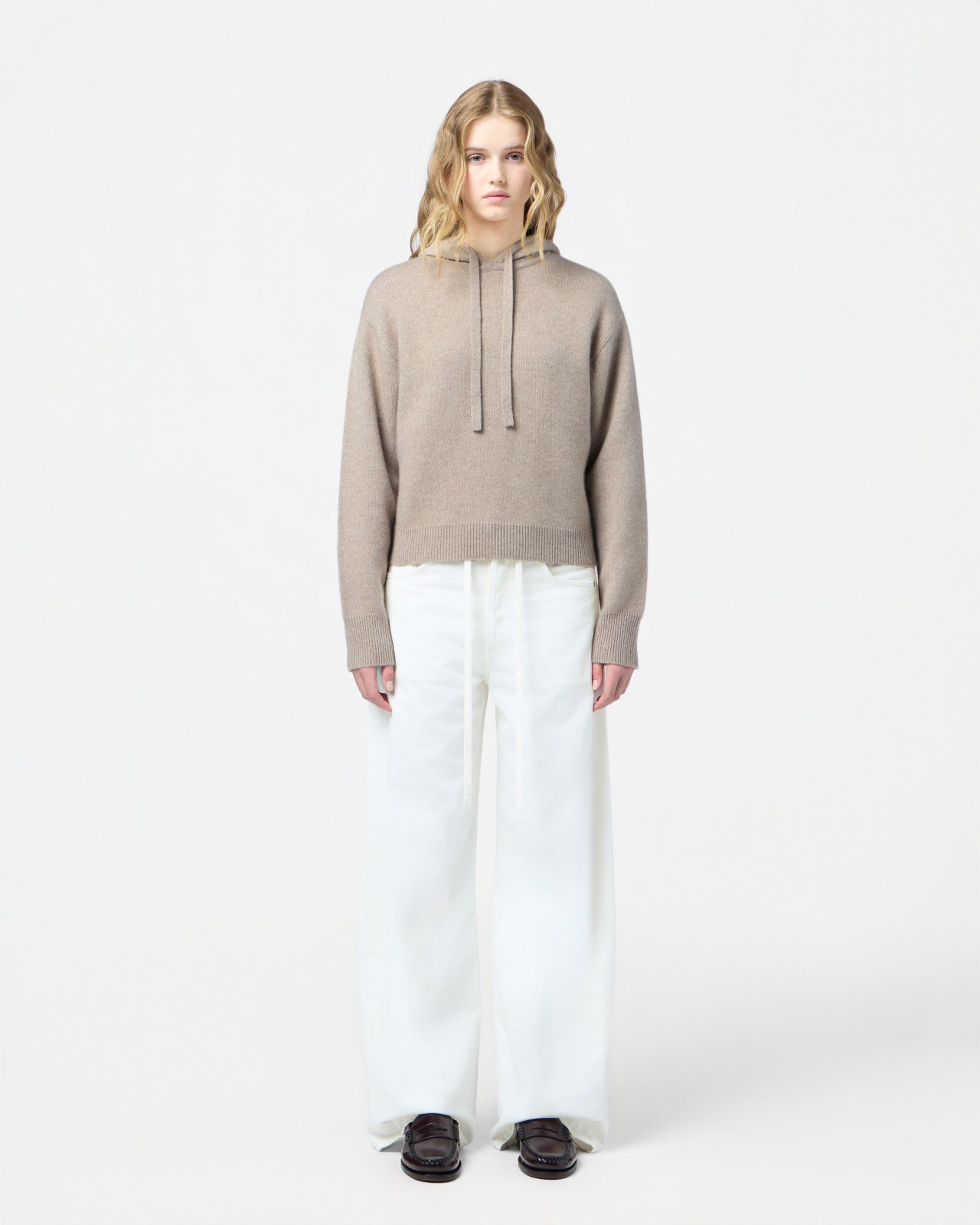 Collegiate Hoodie - Taupe