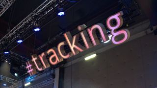 Hashtag tracking is the theme at Naostage's ISE 2023 booth.