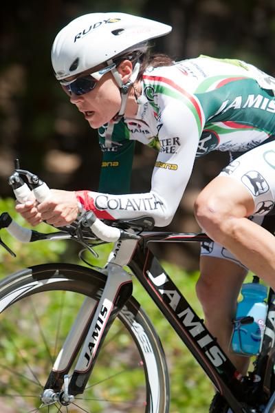Stacey Marple (Colavita) will be at the front of the climb again tomorrow.