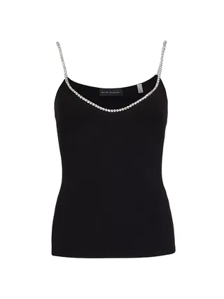 The Maria Rhinestone-Embellished Tank