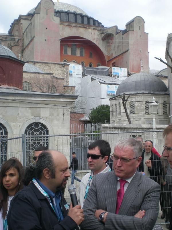 UCI President Pat McQuaid paid a visit to the Presdential Tour of Turkey