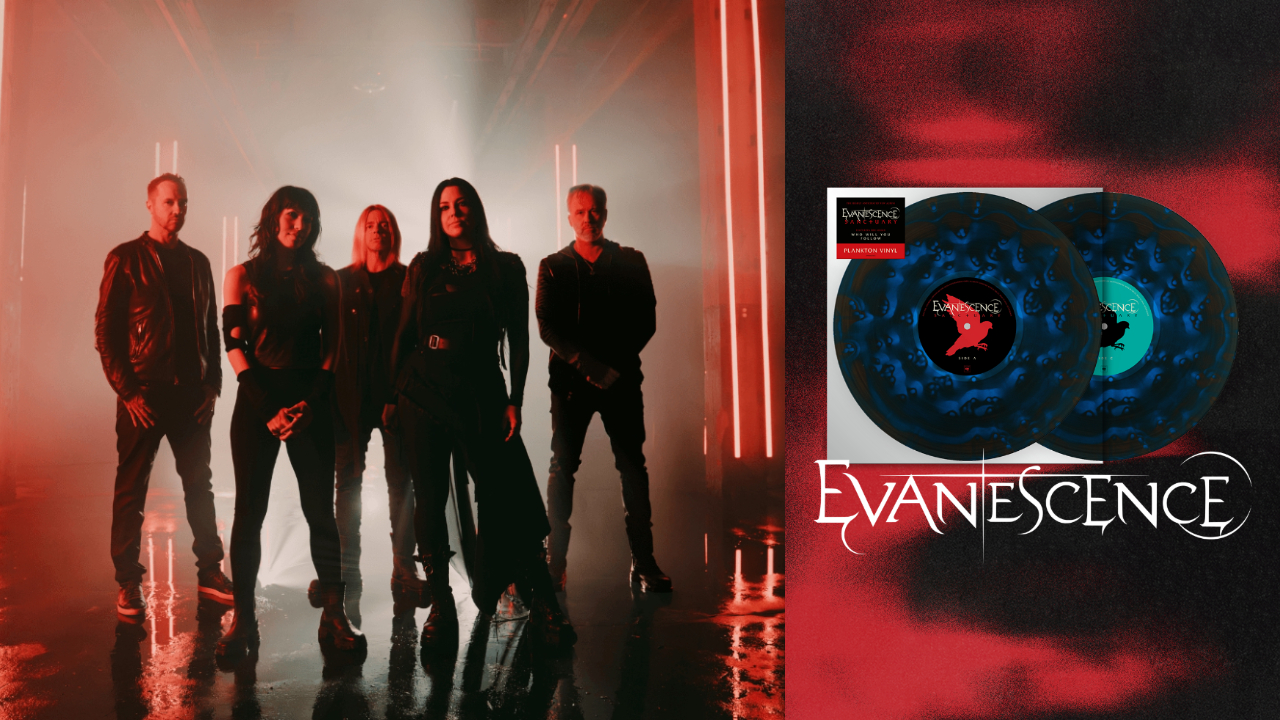 Evanescence and a beautiful blue Sanctuary vinyl