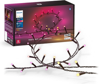 Philips Hue Festavia String Lights: £319.99now £300 at Amazon
Make your deck, patio or courtyard just as festive with this indoor/outdoor string lights from Philips Hue. The Hue Festavia is completely waterproof with an IP44 rating, meaning it's the perfect choice for wrapping around that tree in your front yard or providing mood lighting for your garden Christmas party. There are voice control and music sync options, and lots of customization options. Hue products aren't the cheapest on the market, but this set gets a 6% discount