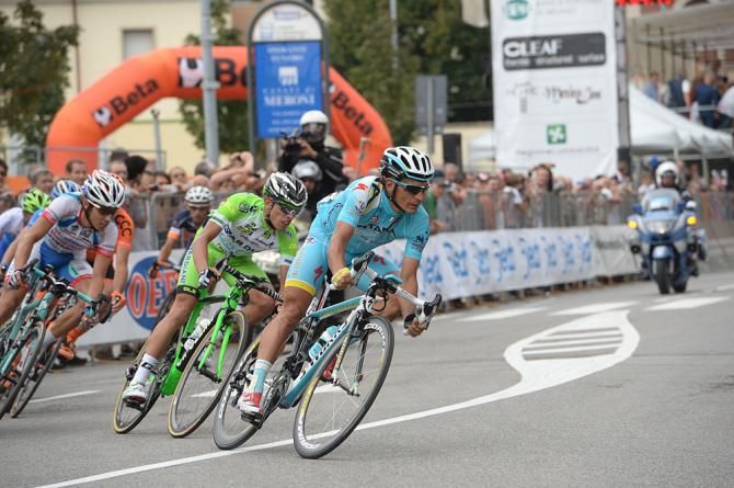 Paolo Tiralongo (Astana) leads the breakaway