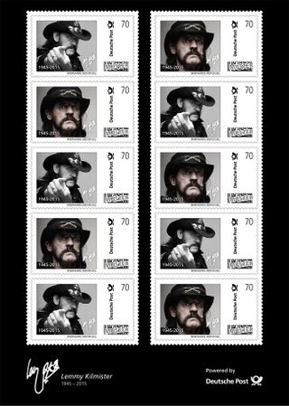 Deutsche Post's Lemmy stamp collection
