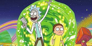 Rick and Morty use the Portal Gun to embark on their next adventure