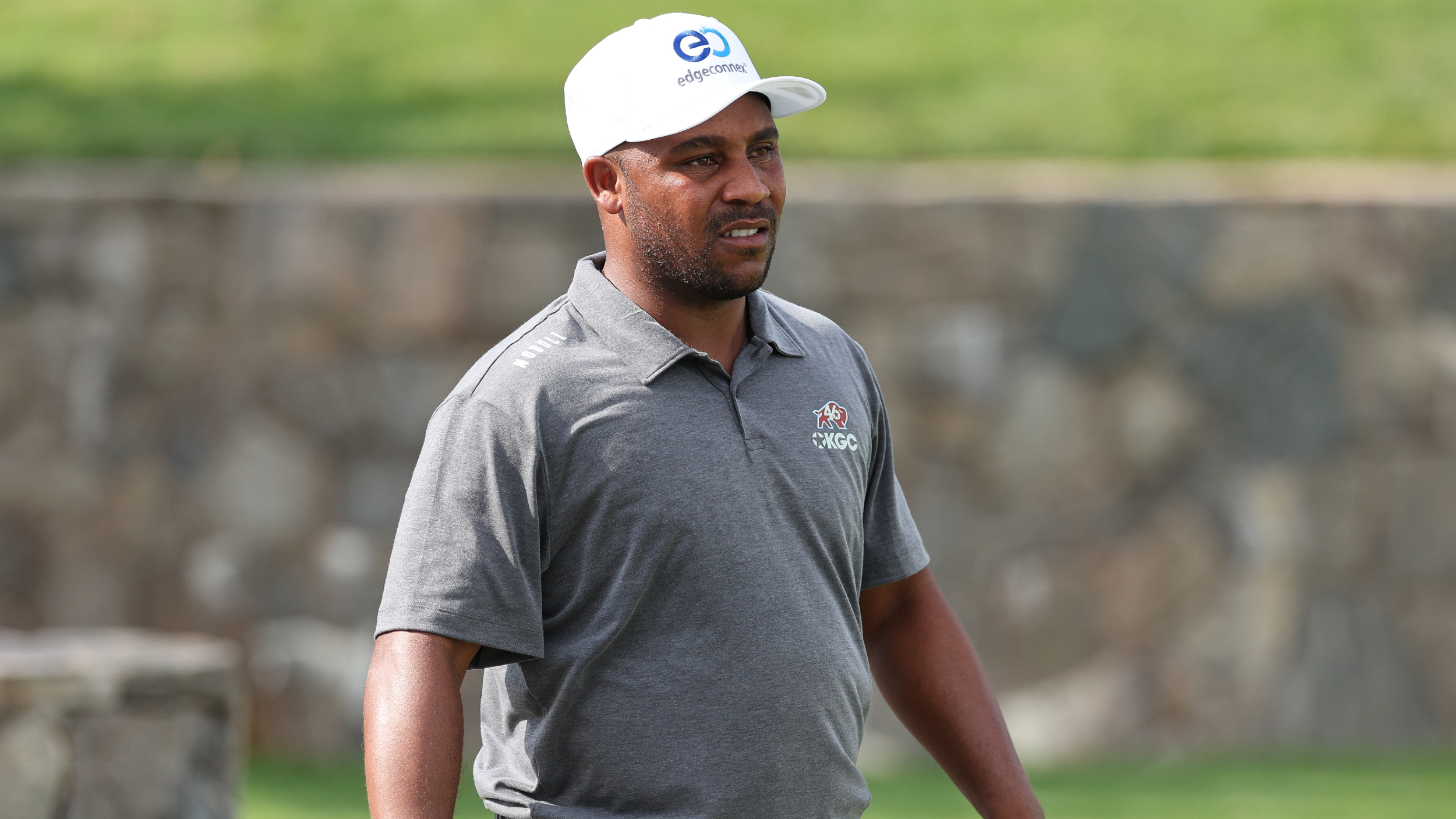 Harold Varner III during the third round of LIV Golf New York