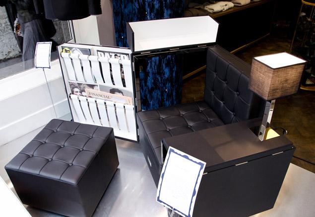 Pinel & Pinel has created this Van der Rohe-inspired 'Chair trunk boudoir'