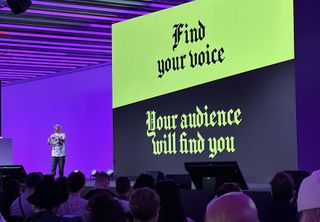 Gavin Strange on stage at OFFF Barcelona