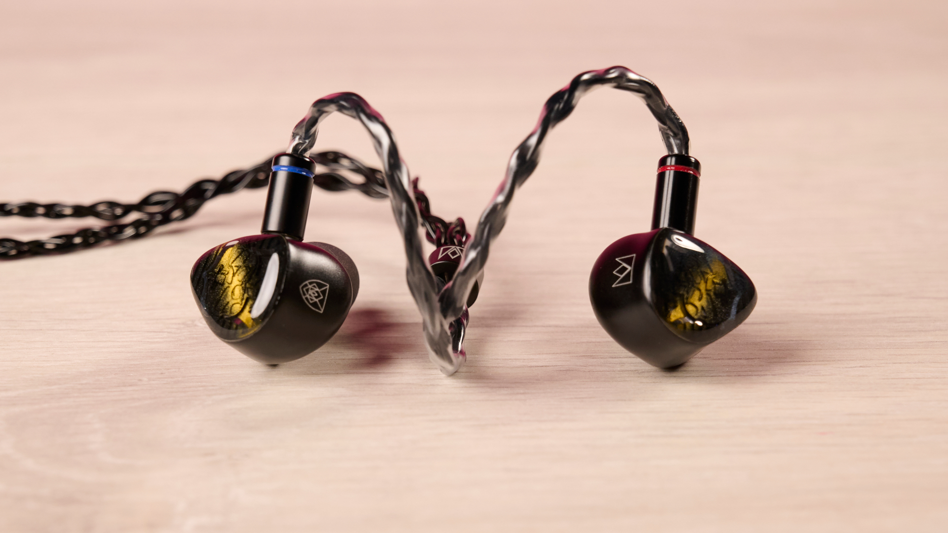 Noble Audio Vanguard IEMs on table