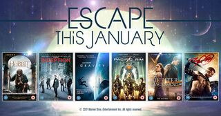 Escape the January blues with Warner Bros!