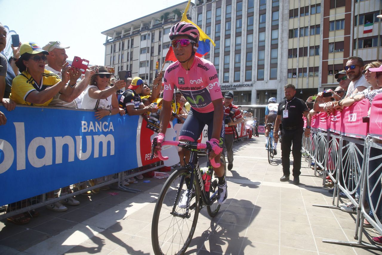 Nairo Quintana at the Giro d'Italia