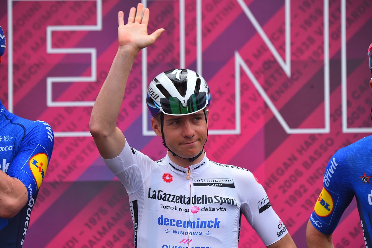 Remco Evenepoel (Deceuninck-Quickstep) at the Giro d&#039;Italia