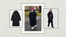 puffer shower proof coat worn by Rivkie Baum