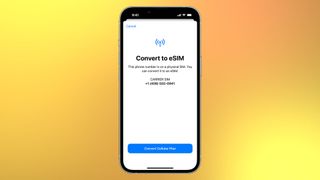 How to set up esim on iPhone