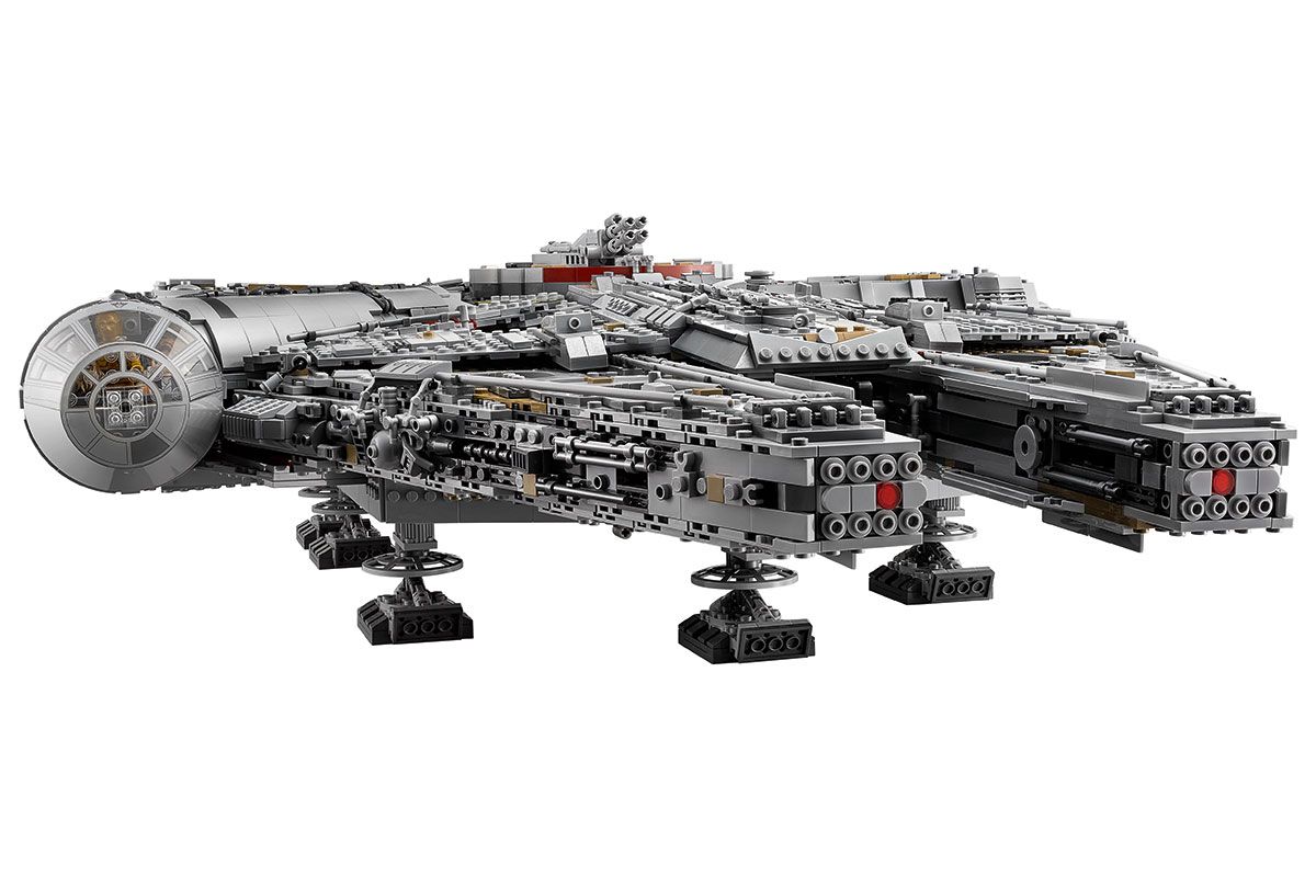 millennium falcon lego largest set