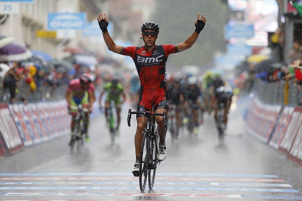 Philippe Gilbert (BMC) takes the stage 12 victory at the Giro d'Italia