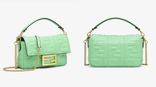 composite of Fendi Baguette Mini Bag in green