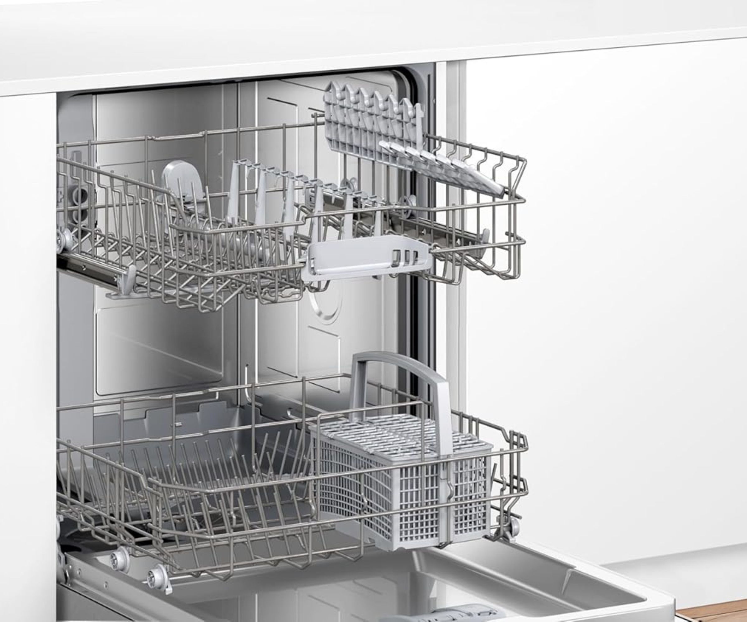 Bosch SMV2HTX02G Series 2, Built-in, fully-integrated dishwasher installed under kitchen worktop