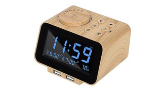 wood clock