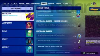 Metallica Fortnite Quests in Chapter 5 Season 3