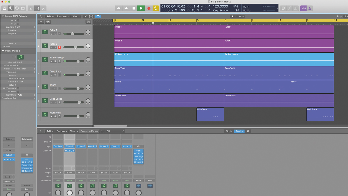 Stem file bouncing