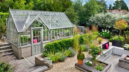 types of greenhouse: Alitex traditional freestanding greenhouse