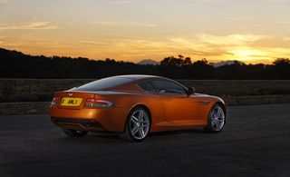 Aston martin virage Jt orange coloured