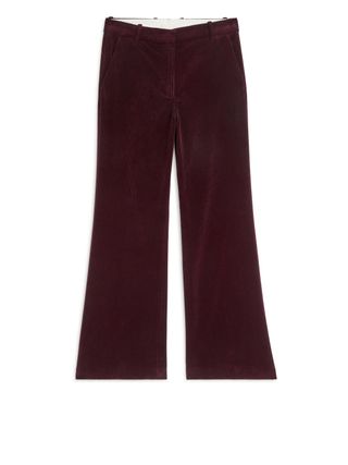 Flared Corduroy Trousers