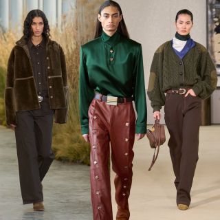 pants trends on the fall 2026 runways of TWP, Campillo, and Altuzarra