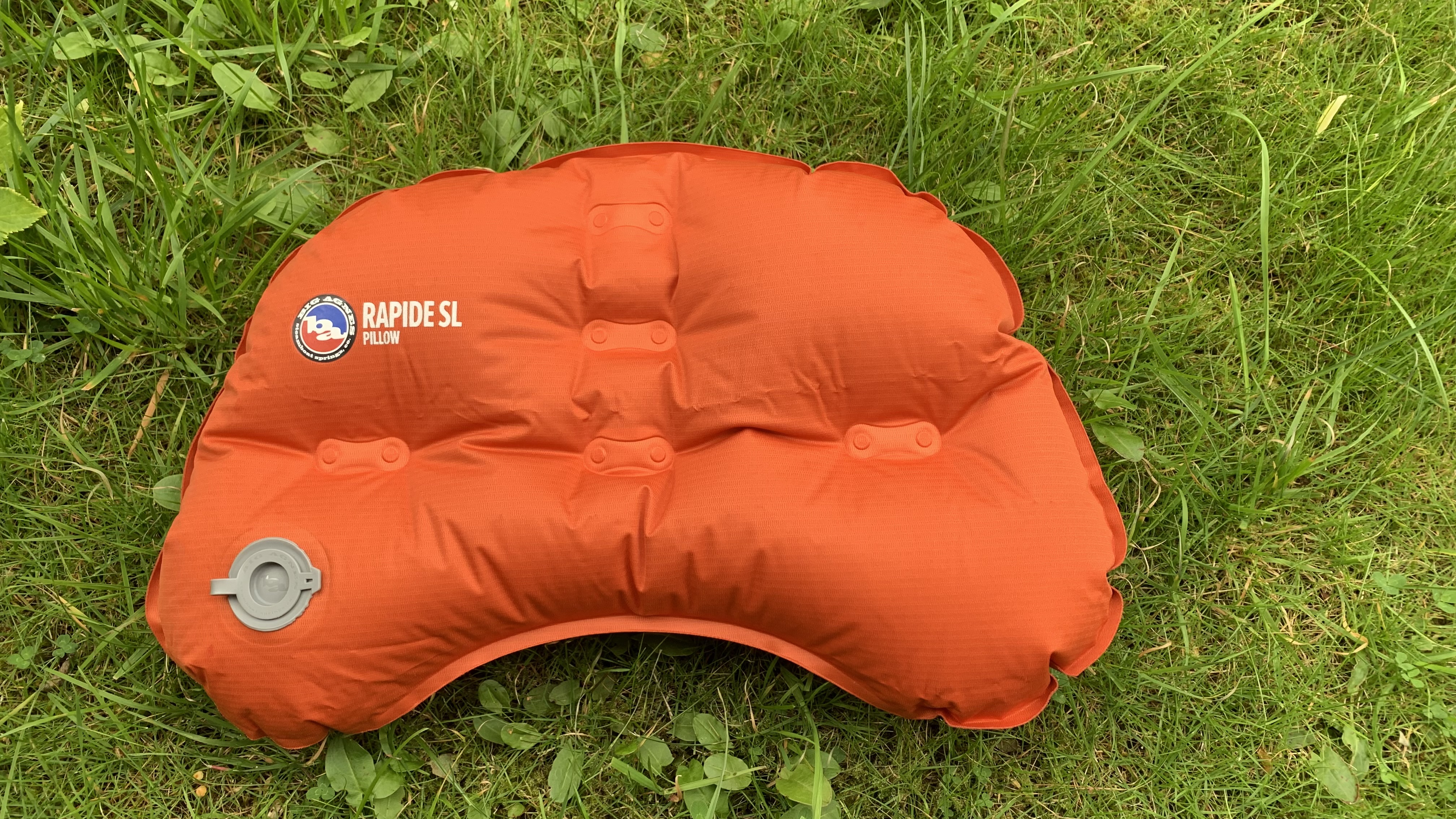 Big Agnes Rapide SL pillow on the grass