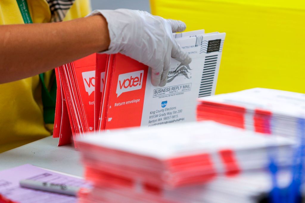 Absentee ballots in Washington.