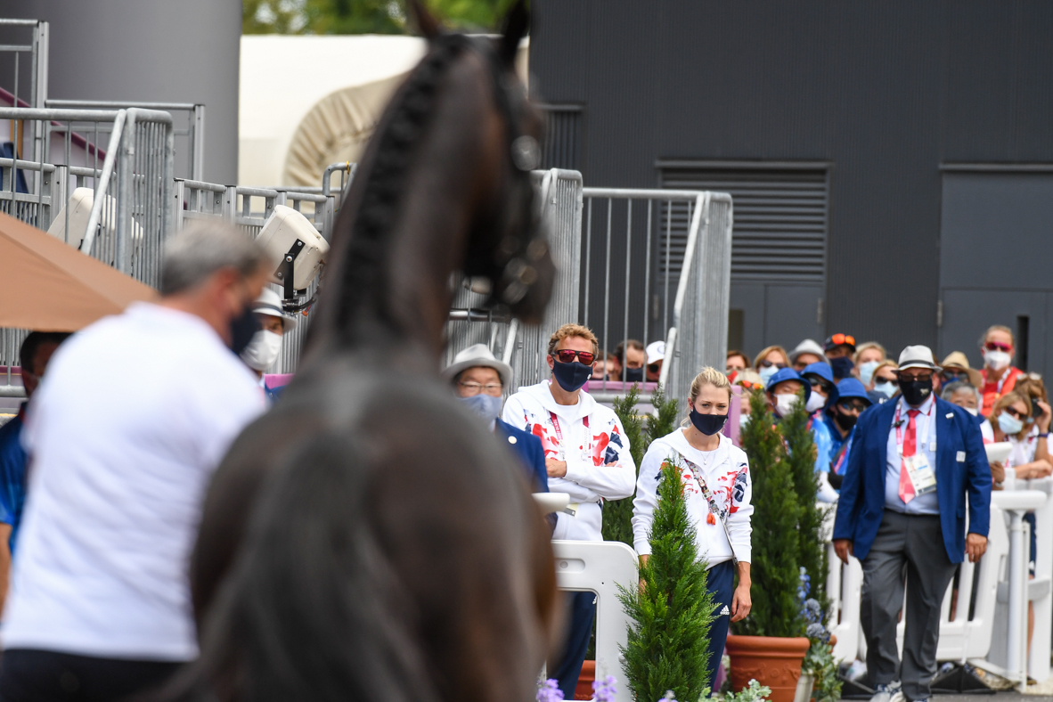 Tokyo olympics dressage trot-up pictures