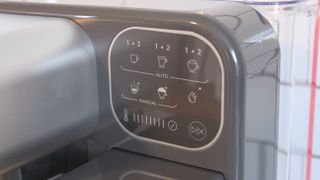 control panel of the mr coffee prima luxe