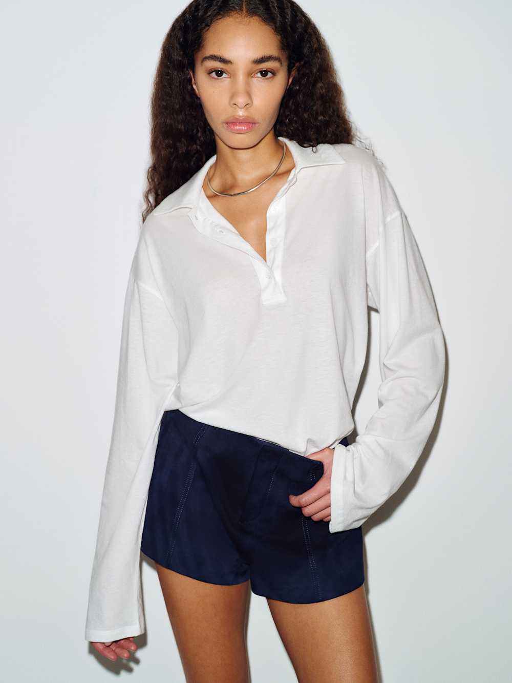 Mellen Polo Knit Top