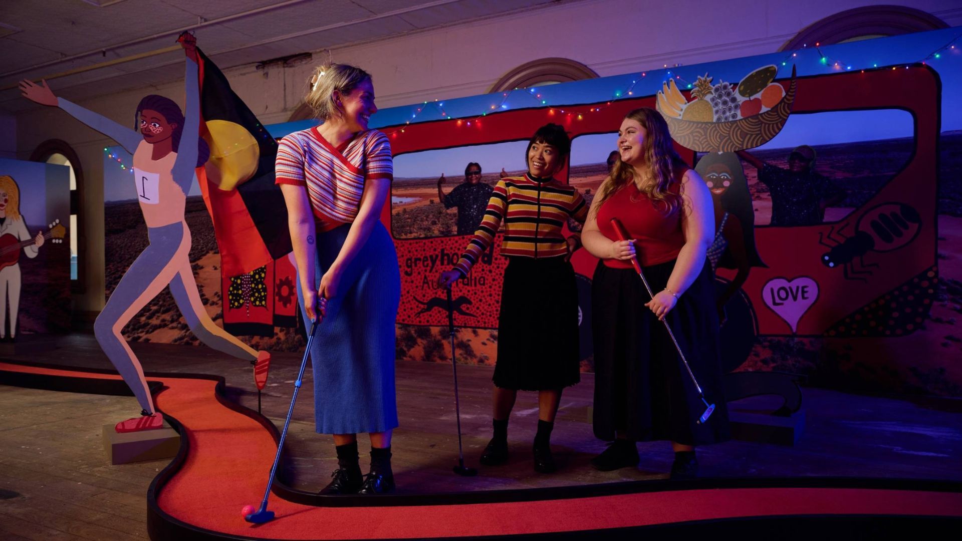 London just got a whacky new mini golf exhibition fully designed by female artists