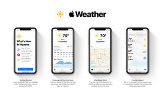 Apple Weather Dark Sky Concept