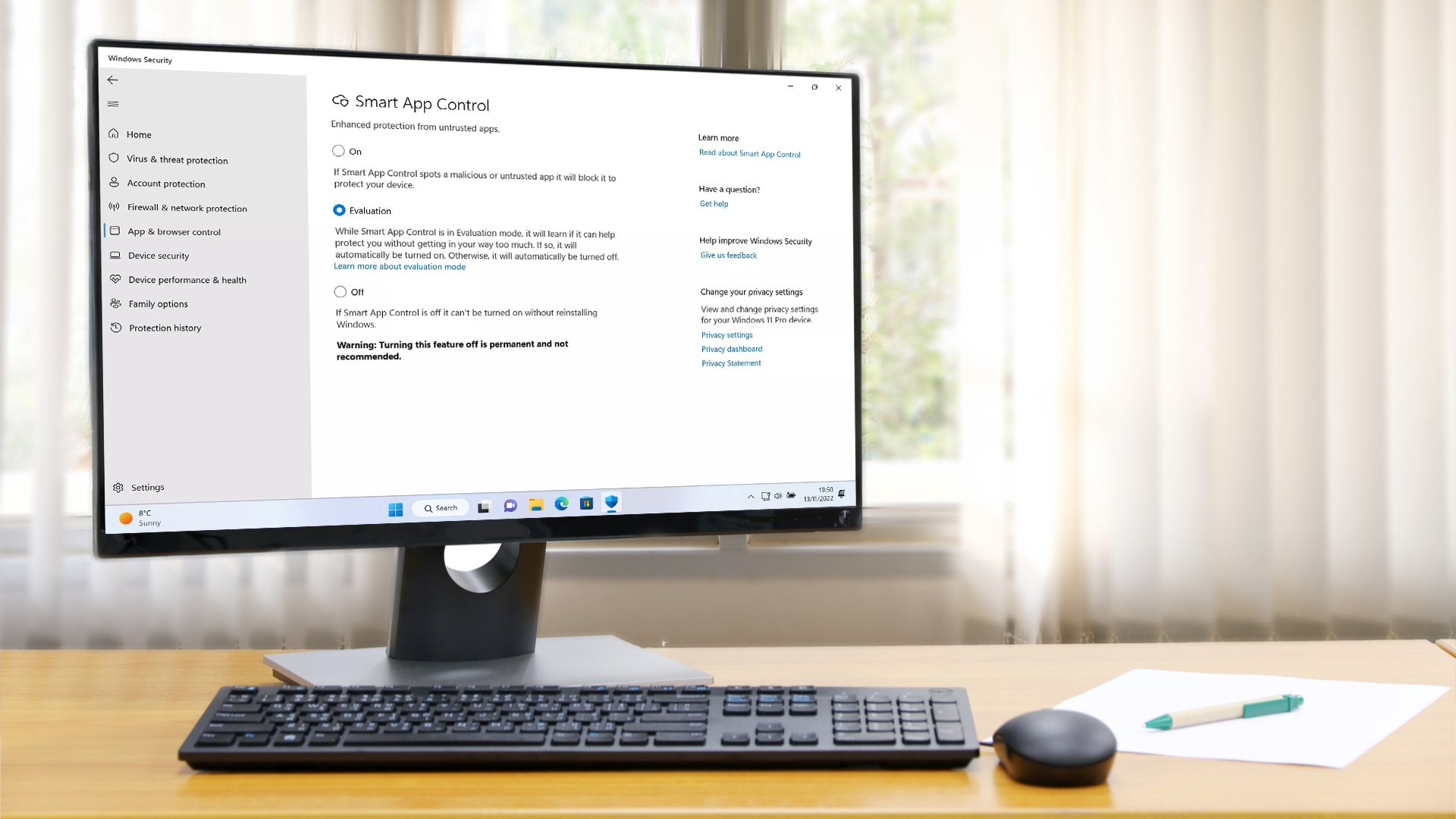 Windows App Control Screen How to use Smart App Control to protect your PC | TechRadar