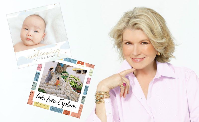 Discover great photo book deals on new Martha Stewart collection from Mixbook