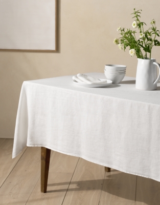 Pure Linen Tablecloth | the White Company