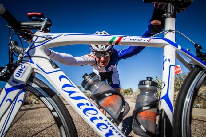 Alessandro Bazzana shows off his new ride: UnitedHealthcare moved to Wilier