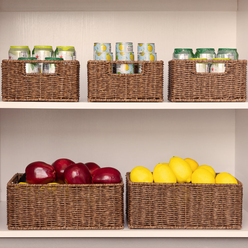 Bayou Breeze Bayou 3 Piece Wicker Storage Basket Set &amp;amp; Reviews | Wayfair