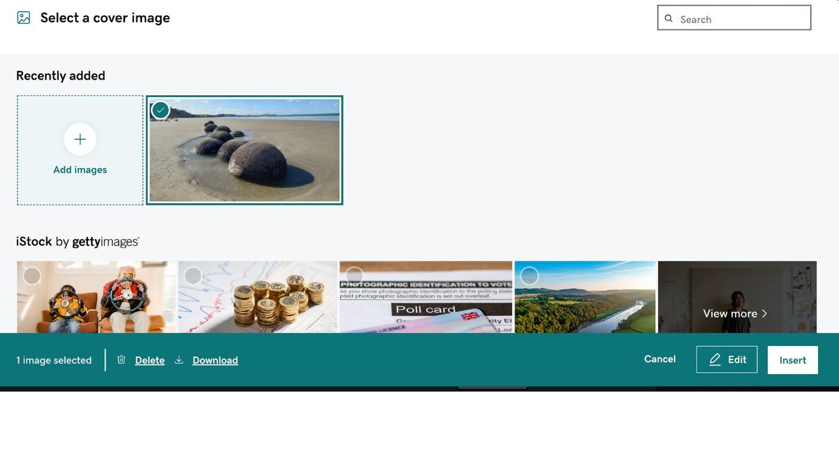 Screengrab from GoDaddy interface