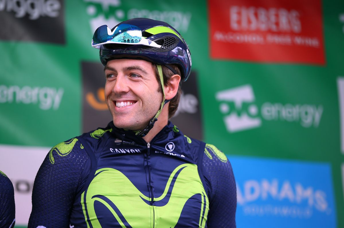 Alex Dowsett (Movistar) having a chuckle