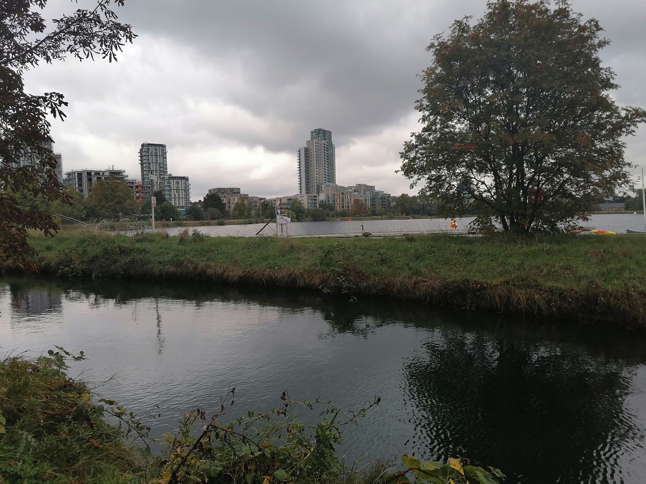 A standard picture on a cloudy day - it looks a little dark, but that's because of the conditions.