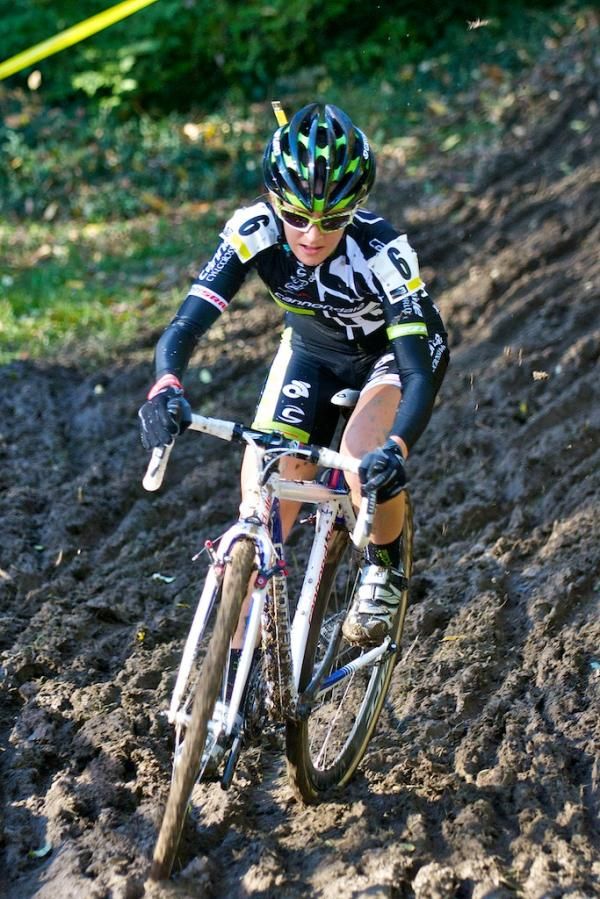 Antonneau heads through the mud