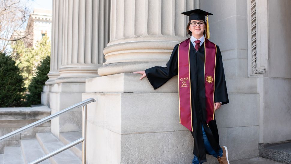 Meet Elliott Tanner, the 13-year-old who just got his college degree in physics